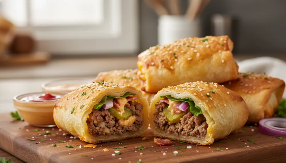 Air Fryer Cheeseburger Egg Rolls Recipe: The Ultimate Crispy Fusion Guide 3 Air Fryer Cheeseburger Egg Rolls Recipe 2