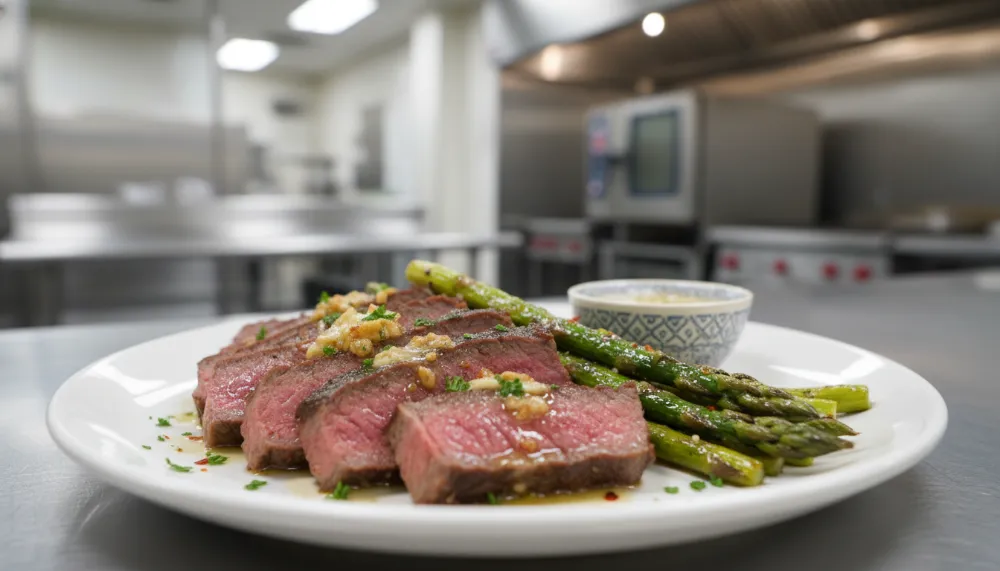 Home 3 Air Fryer Garlic Butter Steak and Asparagus 0