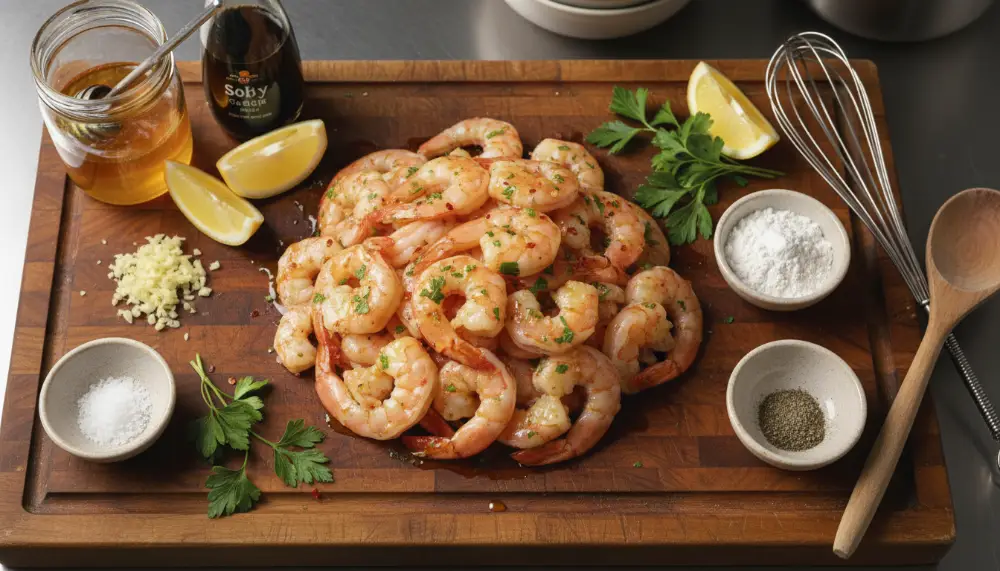 Air Fryer Honey Garlic Shrimp Recipe 1