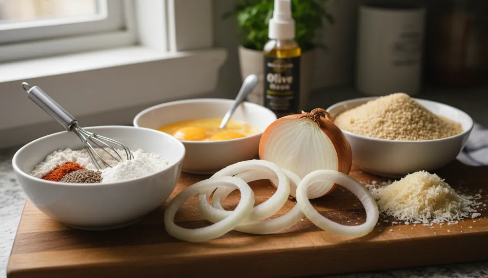 Ultimate Air Fryer Parmesan Onion Rings Recipe: Crispy & Guilt-Free 2 Air Fryer Parmesan Onion Rings Recipe 1