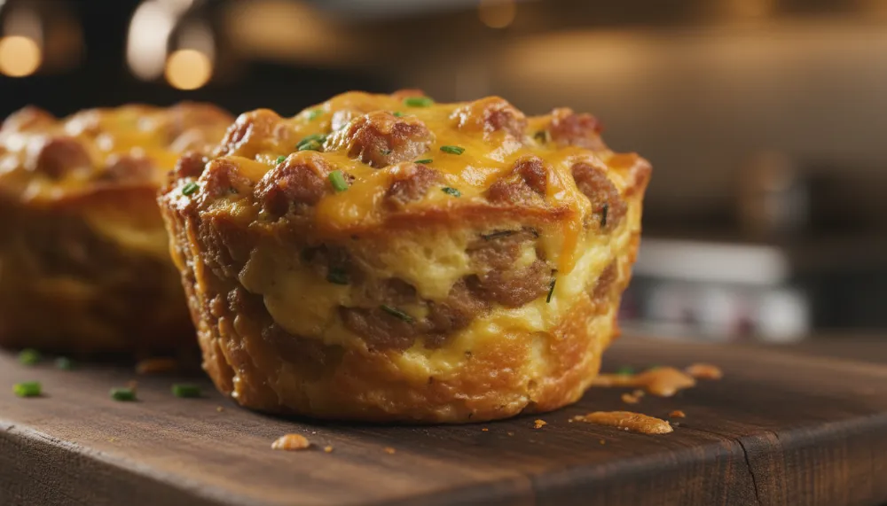 Air Fryer Sausage Breakfast Cups Recipe 2