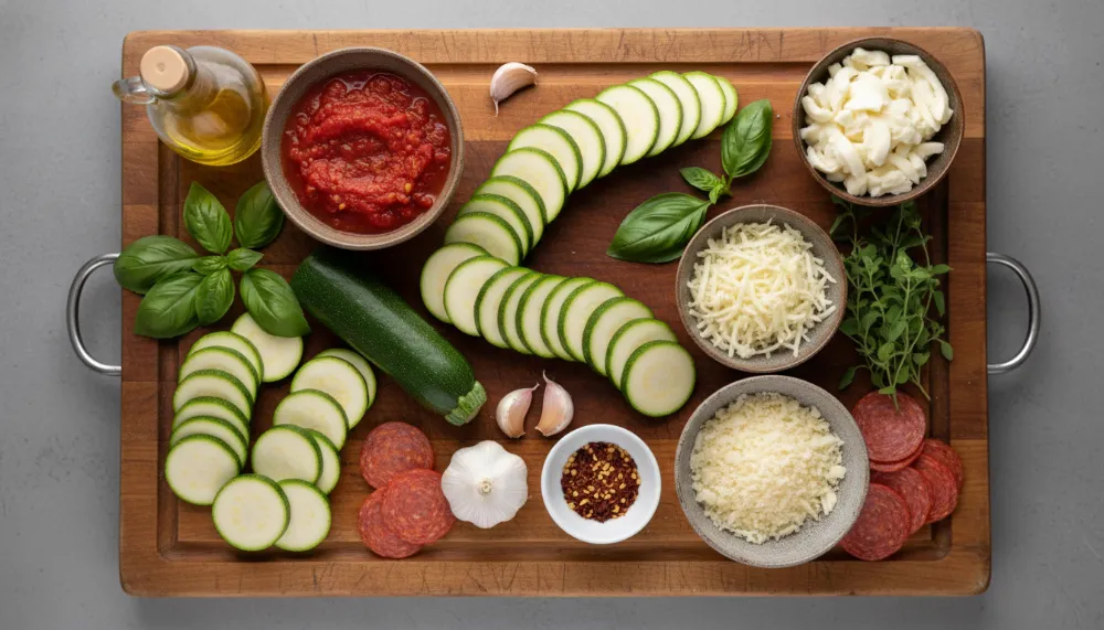Air Fryer Zucchini Pizza Recipe 1