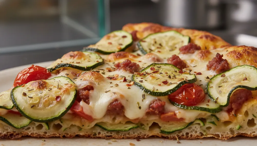 Air Fryer Zucchini Pizza Recipe 2
