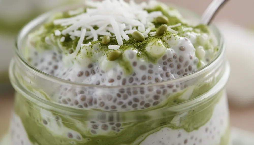 Coconut Matcha Chia Pudding – 5-Ingredient Breakfast: The Ultimate Nutrient-Dense Morning Fuel 3 Coconut Matcha Chia Pudding – 5 Ingredient Breakfast 2
