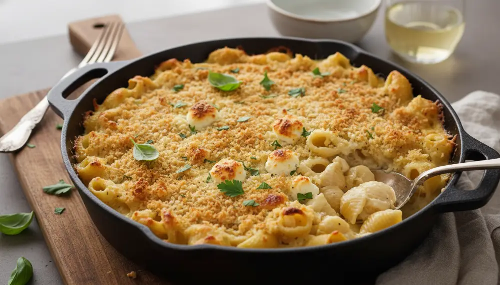 Home 5 Cottage Cheese Alfredo Pasta Bake 0