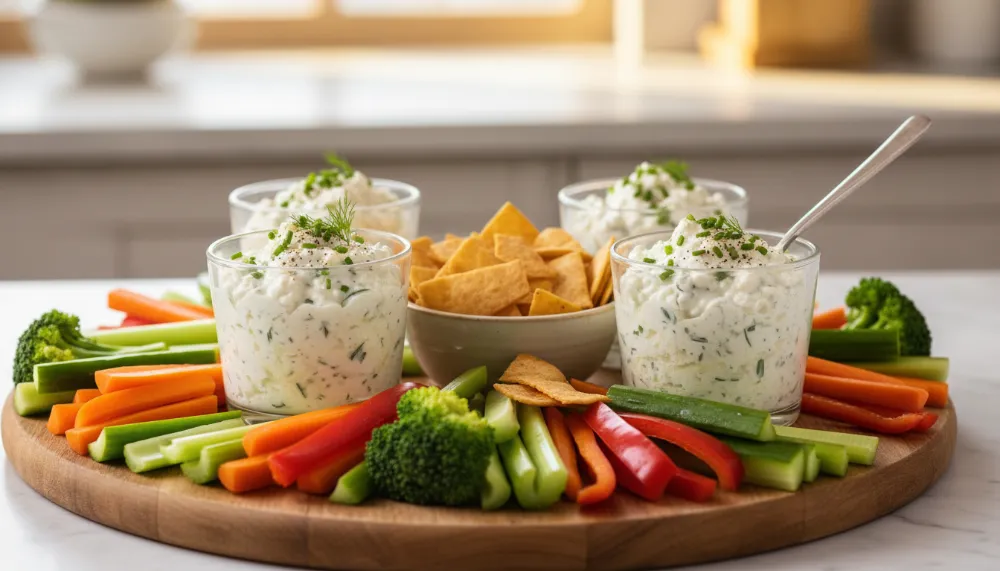 Cottage Cheese Ranch Dip Cups Recipe 0