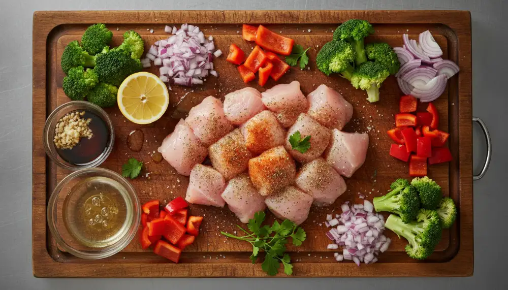 Easy Air Fryer Chicken & Broccoli Recipe: A 20-Minute Healthy Masterpiece 2 Easy Air Fryer Chicken Broccoli Recipe 1 1