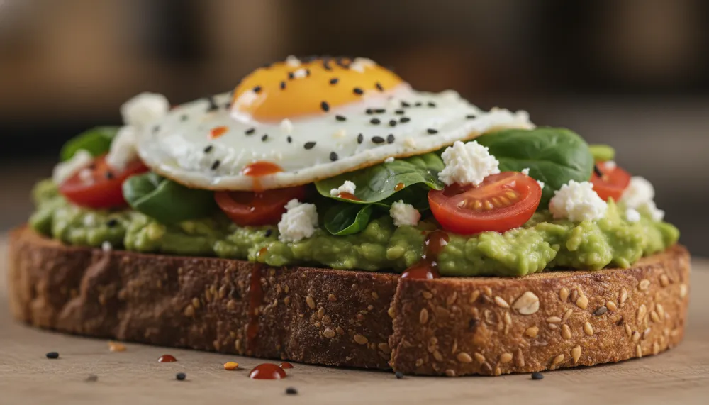 Healthy Breakfast Pizza Toast Recipe 2