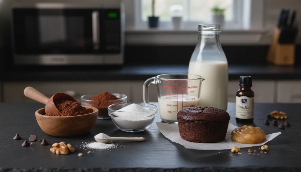 High Protein Chocolate Mug Cake Recipe 1