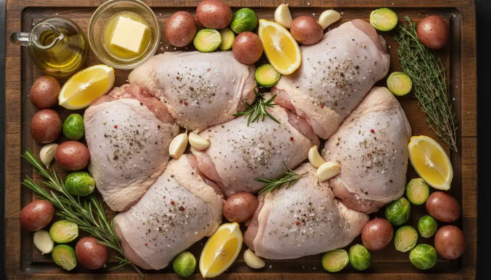 Lemon Garlic Chicken Tray Bake 1
