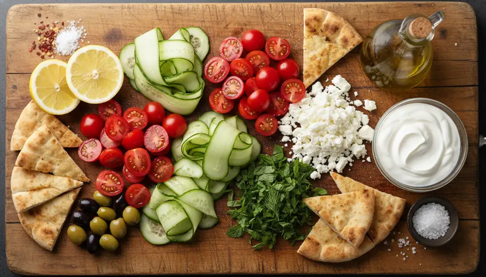 Mediterranean Cucumber Crunch Bowl 1
