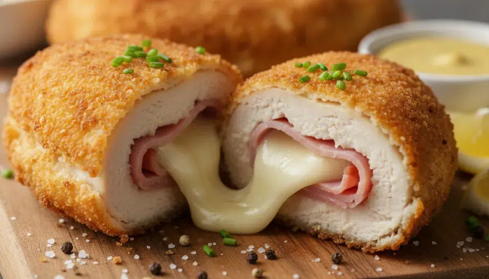 New: Air Fryer Chicken Cordon Bleu 3 New Air Fryer Chicken Cordon Bleu 2