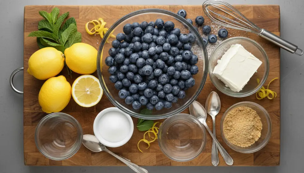 Ultimate No-Bake Blueberry Lemon Cheesecake Cups: A Culinary Masterclass 2 No Bake Blueberry Lemon Cheesecake Cups 1