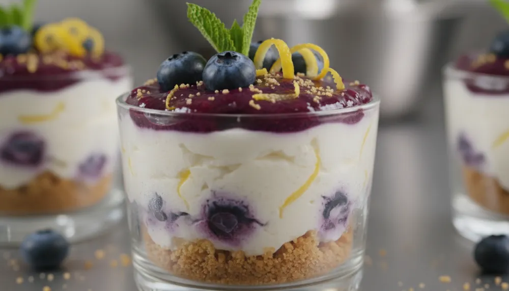 Ultimate No-Bake Blueberry Lemon Cheesecake Cups: A Culinary Masterclass 3 No Bake Blueberry Lemon Cheesecake Cups 2