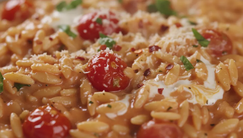 One Pan Creamy Tomato Orzo Recipe: The Ultimate 30-Minute Comfort Meal 3 One Pan Creamy Tomato Orzo Recipe 2