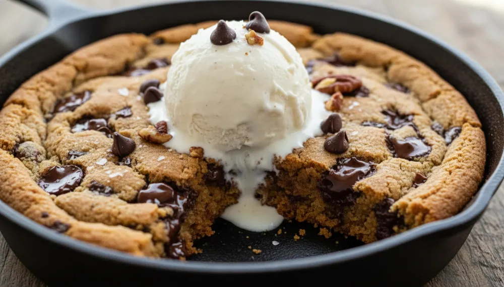 The Ultimate High-Protein Chocolate Chip Cookie Skillet: A Gooey Macro-Friendly Masterpiece 3 Protein Chocolate Chip Cookie Skillet 2