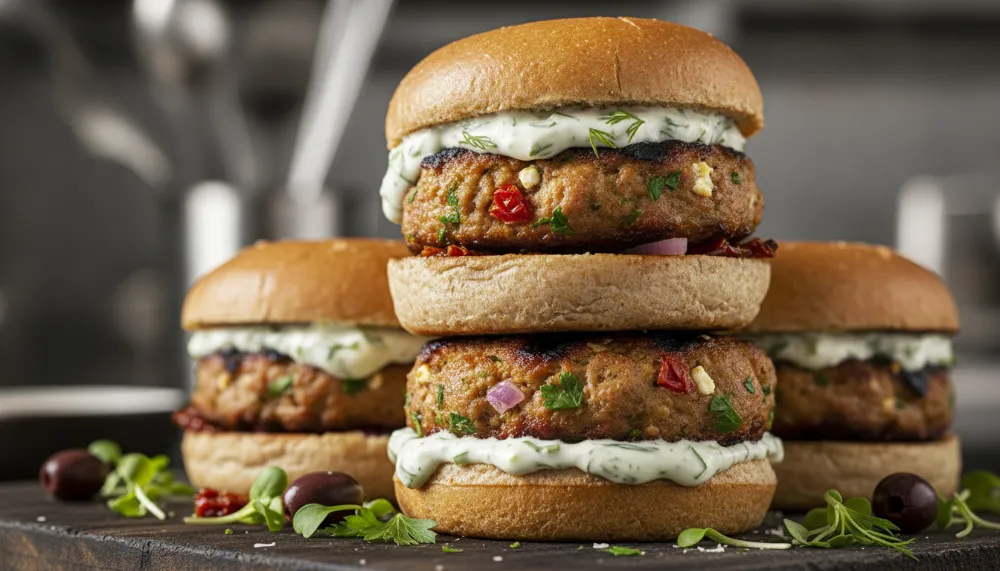 Quick Mediterranean Turkey Burgers: The Ultimate Juicy and Healthy Recipe Guide 3 Quick Mediterranean Turkey Burgers 2
