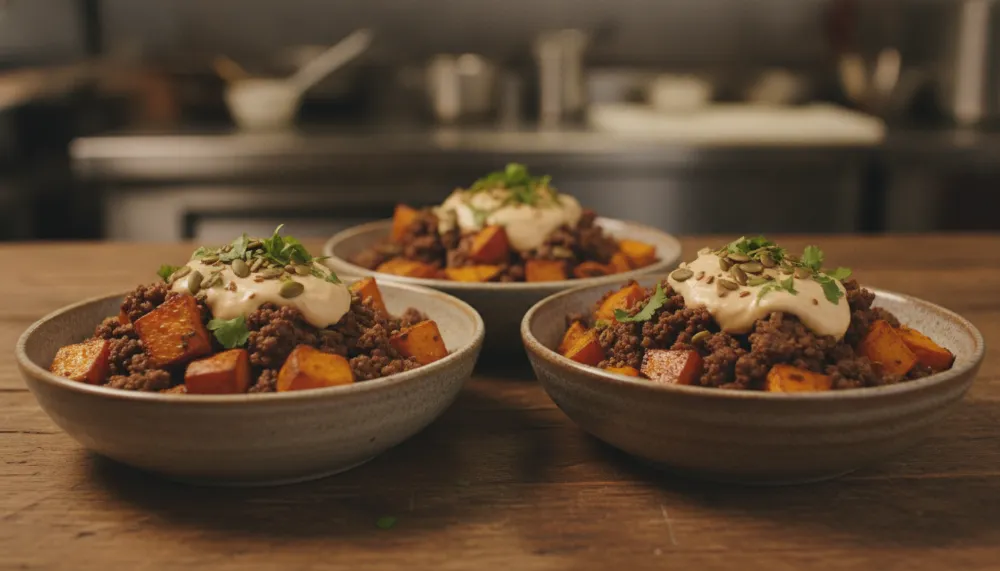 Home 2 Secret Ground Beef Sweet Potato Bowls 0
