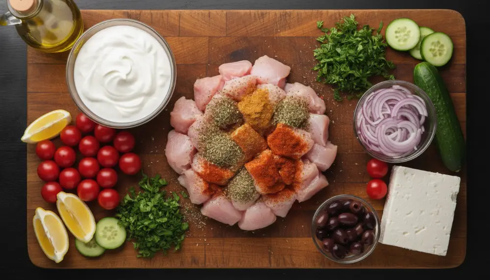 The Secret High Protein Greek Chicken Salad: The Ultimate Macro-Friendly Guide 2 Secret High Protein Greek Chicken Salad 1