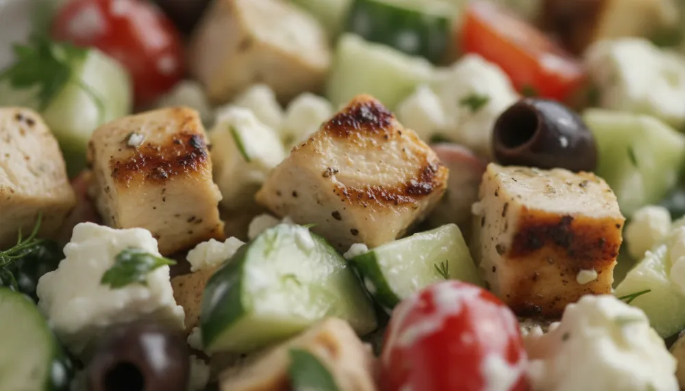 The Secret High Protein Greek Chicken Salad: The Ultimate Macro-Friendly Guide 3 Secret High Protein Greek Chicken Salad 2