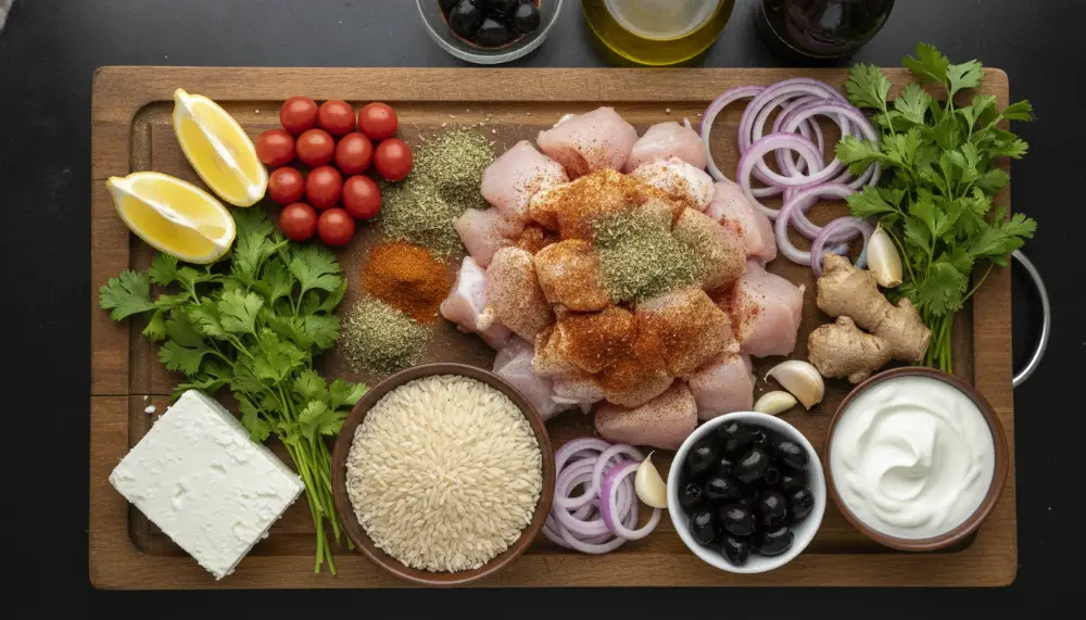 Secret Mediterranean Chicken Rice Bowl 1