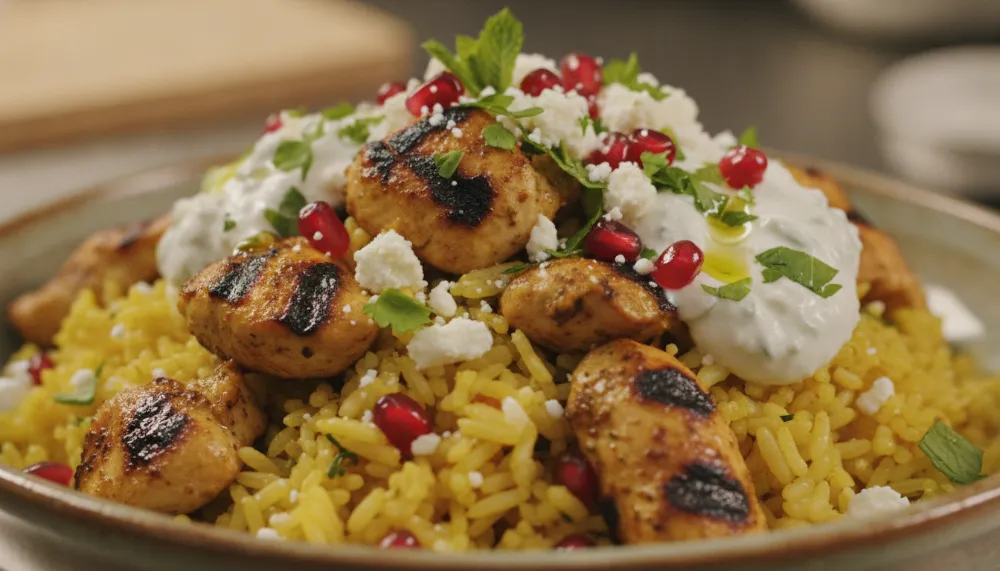 Secret Mediterranean Chicken Rice Bowl 2