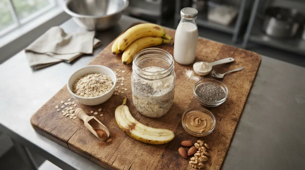 The Ultimate Guide to Banana Protein Overnight Oats: High-Protein Meal Prep Mastery 2 Banana Protein Overnight Oats 1