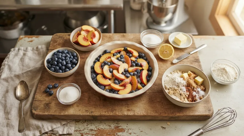 Ultimate Blueberry Peach Crumble: A Masterclass in Summer Baking 1 Blueberry Peach Crumble 1