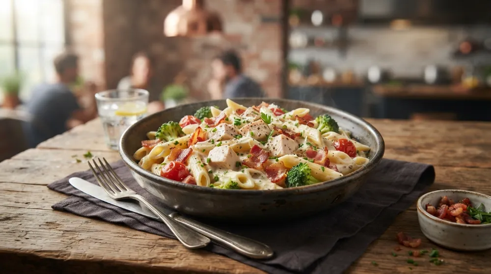 Home 4 Creamy Chicken Bacon Ranch Pasta 0 3