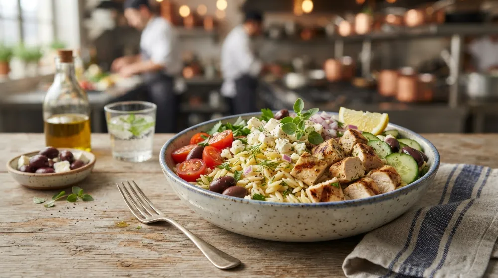 Home 3 Greek Chicken Orzo Salad 0 2