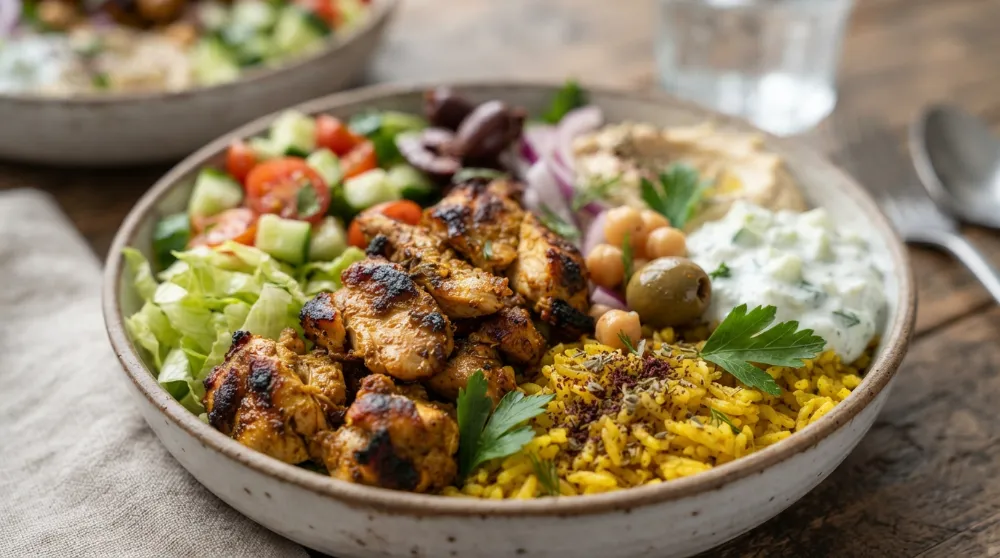 The Ultimate Mediterranean Chicken Pita Bowls: A High-Protein Masterpiece 3 Mediterranean Chicken Pita Bowls 2