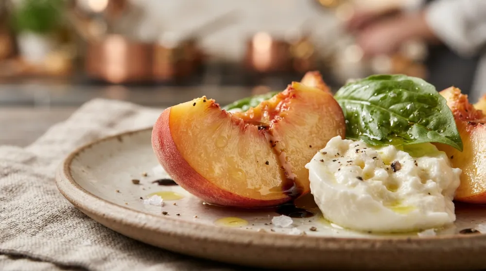 Gourmet Peach Caprese Salad: The Ultimate Summer Masterpiece 3 Peach Caprese Salad 2
