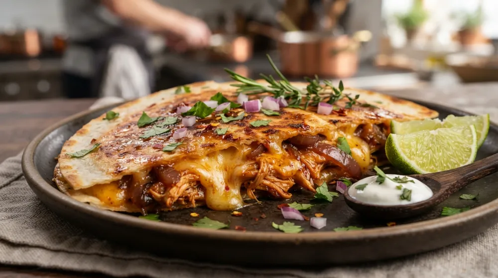 Ultimate Skillet BBQ Chicken Quesadillas: The Crispy, Smoky Masterpiece 3 Skillet BBQ Chicken Quesadillas 2