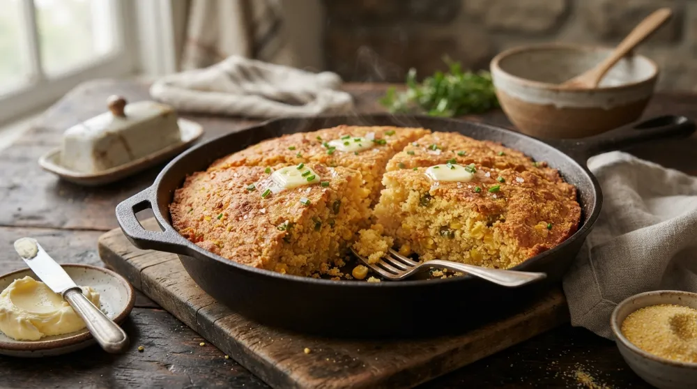 Sourdough Discard Cornbread 0