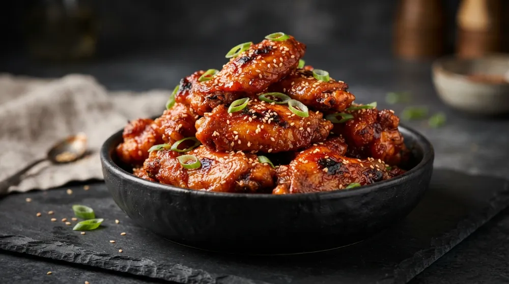Air Fryer Chicken Wings with Gochujang Glaze 0