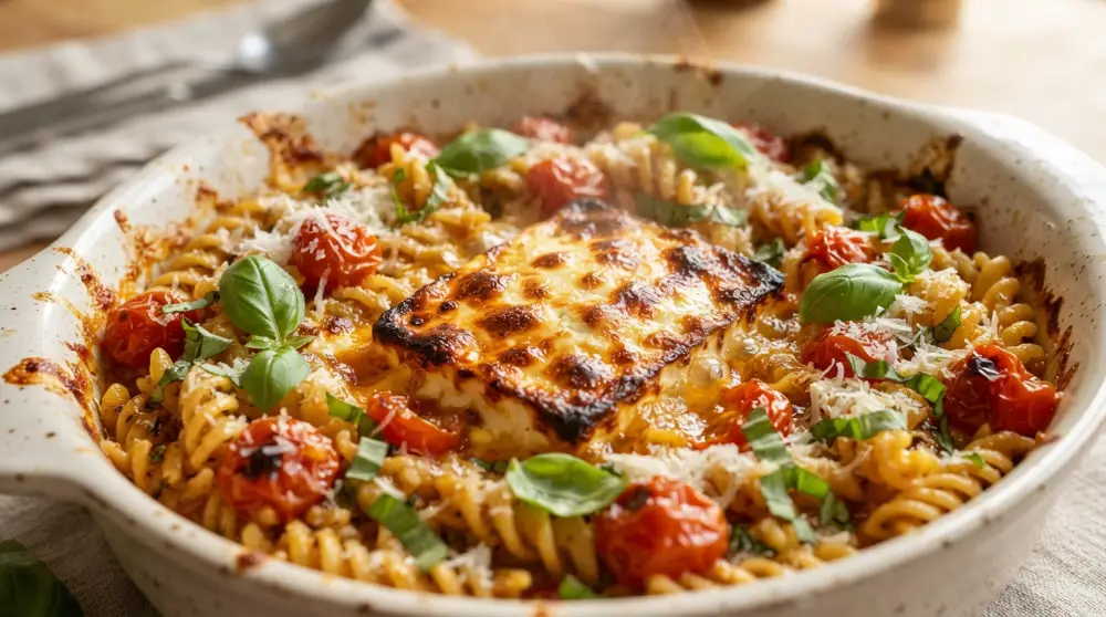 Ultimate Baked Feta Pasta with Cherry Tomatoes (One Tray Dinner) Guide 3 Baked Feta Pasta with Cherry Tomatoes One Tray Dinner 2