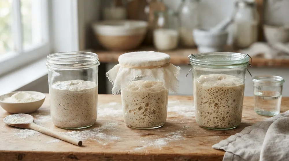 Home 5 Beginner Sourdough Starter Guide Step by Step 0