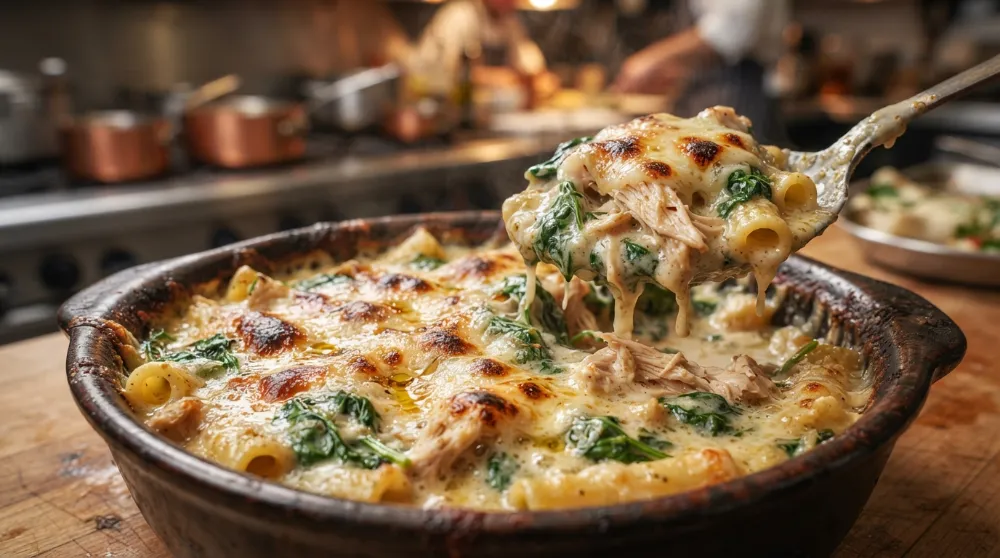 Creamy Chicken Florentine Bake (Comfort Dinner) 3 Creamy Chicken Florentine Bake Comfort Dinner 2