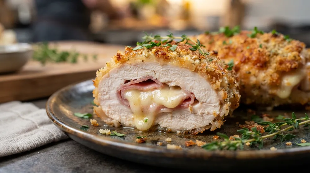 Crispy Air Fryer Chicken Cordon Bleu (No Frying) 3 Crispy Air Fryer Chicken Cordon Bleu No Frying 2
