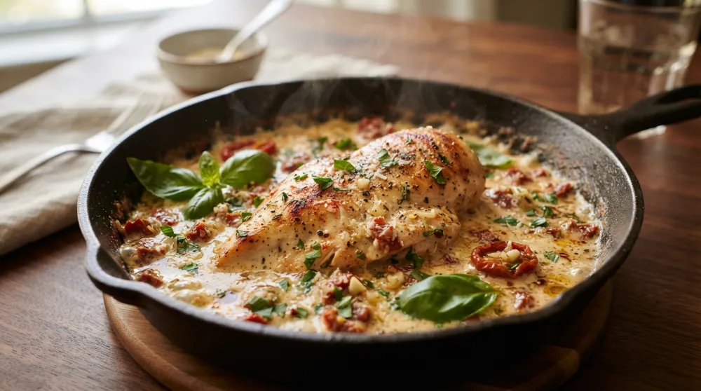 One Pan Marry Me Chicken Creamy Weeknight Dinner 2