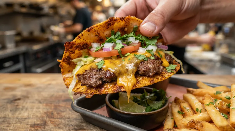 Smash Burger Tacos Weeknight Fusion Dinner 2