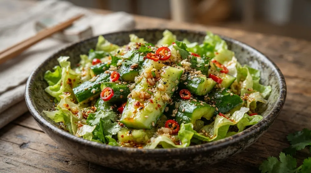 The Ultimate Smashed Cucumber Salad with Garlic & Chili Oil (Pai Huang Gua) 3 Smashed Cucumber Salad with Garlic Chili Oil 2