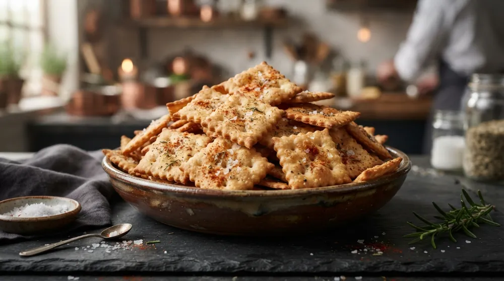 Sourdough Discard Cheese Crackers Snackable Beginner Bake 0