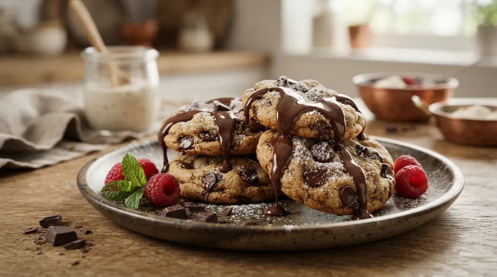 Home 2 Sourdough Discard Chocolate Chip Cookies Zero Waste Baking 0
