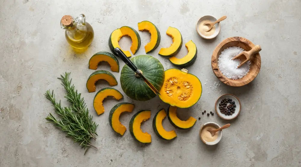 Air Fryer Kabocha Squash Crispy Fall Side Dish 1