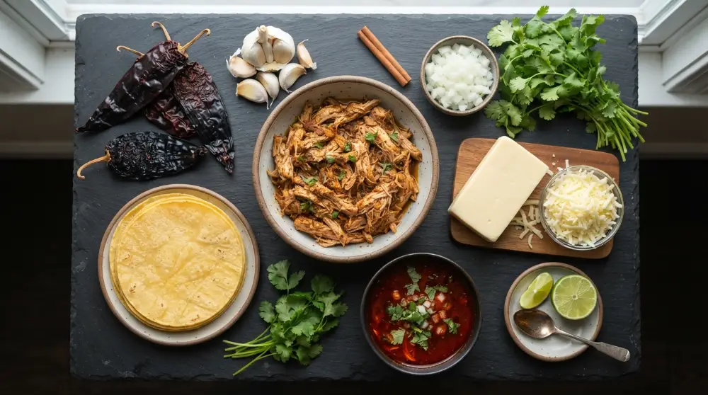 Birria Chicken Tacos (Weeknight Dinner Upgrade) - Crispy, Cheesy, & Easy 2 Birria Chicken Tacos Weeknight Dinner Upgrade 1