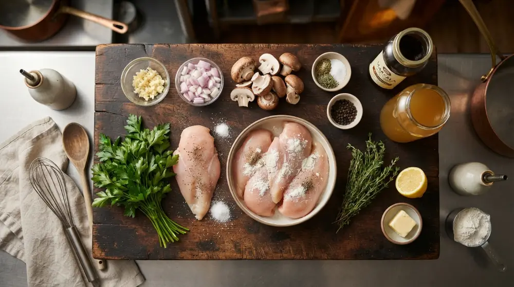 Crock Pot Chicken Marsala Set and Forget Dinner 1