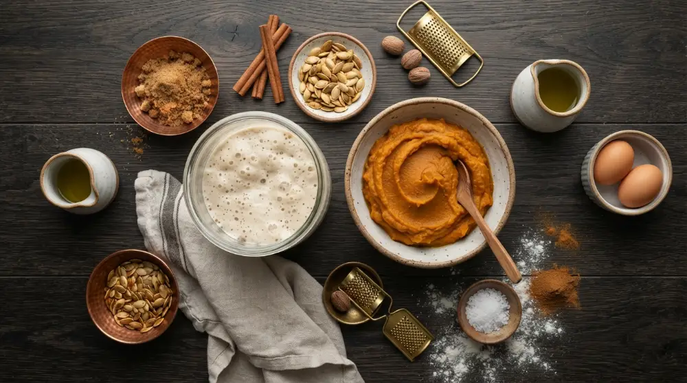 Sourdough Discard Pumpkin Bread (Fall Zero-Waste Bake) 2 Sourdough Discard Pumpkin Bread Fall Zero Waste Bake 1